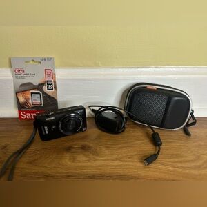 Nikon COOLPIX S6900 16.0MP Digital Camera Black  w/ Battery TESTED WORKS